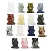 Natural & Synthetic Gemstone Carved Figurines DJEW-L023-G-1