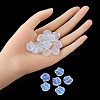 35Pcs Transparent Spray Painted Glass Beads GLAA-YW0001-77-5