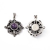 Natural Amethyst Pendants KK-A173-07AS-02-2