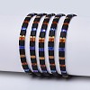 TILA Japanese Seed Beads Stretch Bracelets BJEW-P256-I01-1