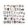 Retro Paper Self-Adhesive Stickers DIY-A037-02-2