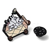 Cartoon Camping Rabbit Enamel Pins JEWB-Q036-01F-3