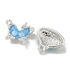 Alloy Rhinestone & Enamel Pendants PALLOY-F312-01P-2