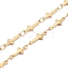 304 Stainless Steel Cross Link Chain Necklaces NJEW-JN03391-2