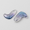 Gradient Color Transparent Resin Pendants RESI-TAC0019-06C-2