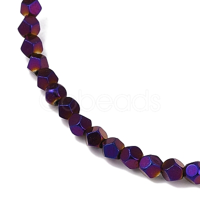 Electroplated Synthetic Non-magnetic Hematite Beads Strands G-A234-G03-01D-1