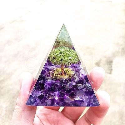 Orgonite Pyramid Resin Display Decorations PW23042551523-1