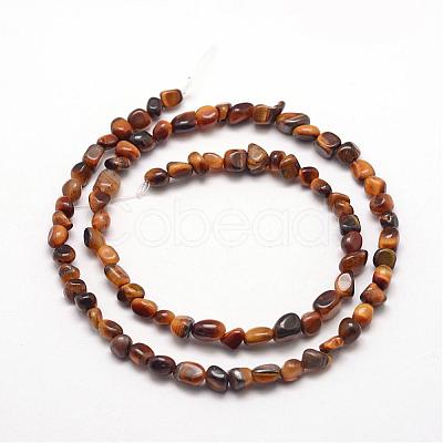 Natural Tiger Eye Beads Strands G-F465-04-1