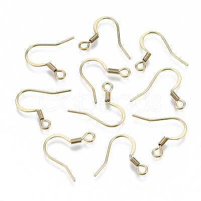 304 Stainless Steel French Earring Hooks STAS-S111-006G-NR-1