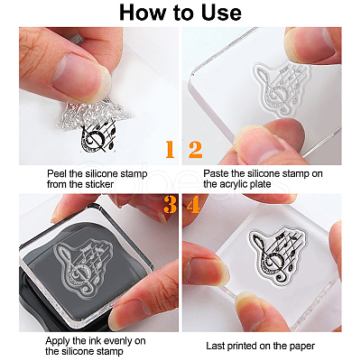 Custom PVC Plastic Clear Stamps DIY-WH0448-0124-1