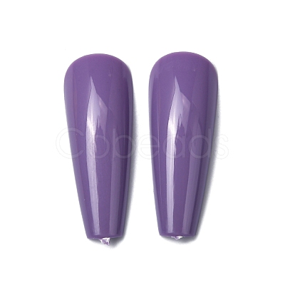 Solid Color French Short False Nails MRMJ-T108-02-M-1