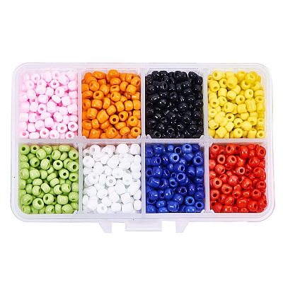 PandaHall Elite Glass Seed Beads SEED-PH0012-03-1