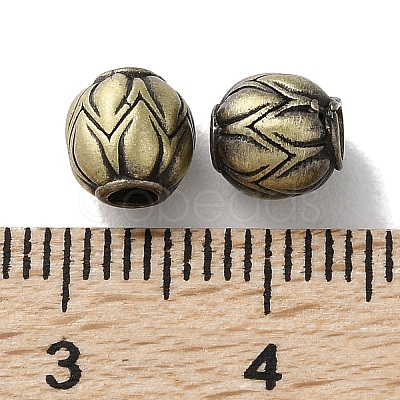 Tibetan Style Brass Beads KK-M284-63AB-1