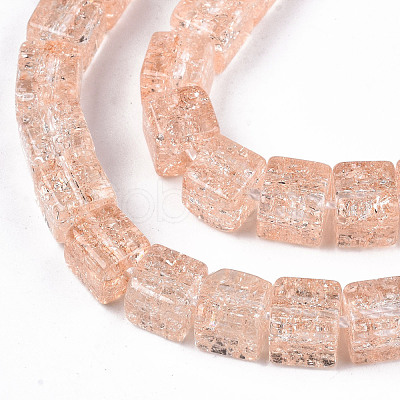 Crackle Glass Beads GLAA-S192-005C-1