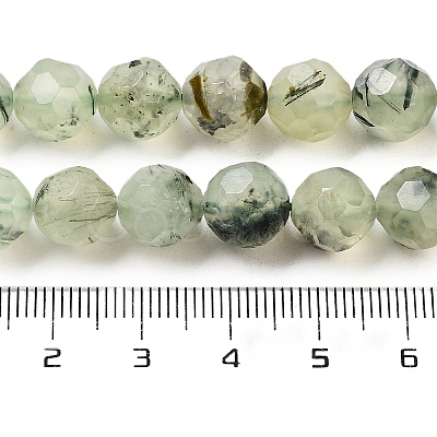 Natural Prehnite Beads Strands G-C150-B02-02-1