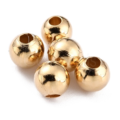 Brass Spacer Beads KK-O133-010B-G-1