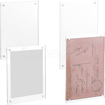 Nbeads 4Pcs 2 Style Acrylic Commodity Label Display ODIS-NB0001-24-1