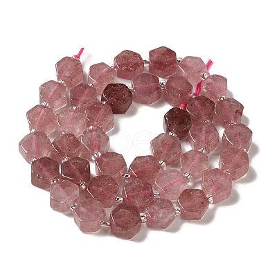 Natural Strawberry Quartz Beads Strands G-P534-A03-02-1