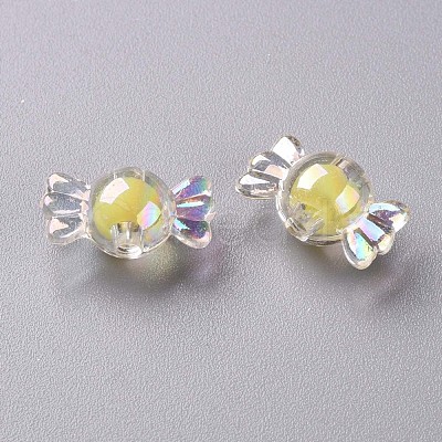 Transparent Acrylic Beads TACR-S152-03B-SS2105-1