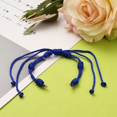 Adjustable Braided Nylon Cord Bracelet Making AJEW-JB00758-04-1