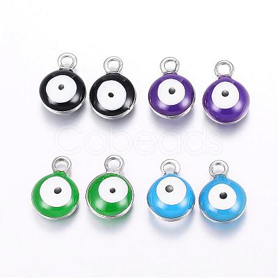 304 Stainless Steel Enamel Charms STAS-G122-24-1