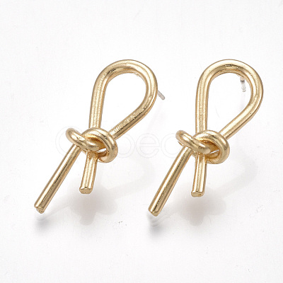 Alloy Stud Earrings PALLOY-S177-56-1