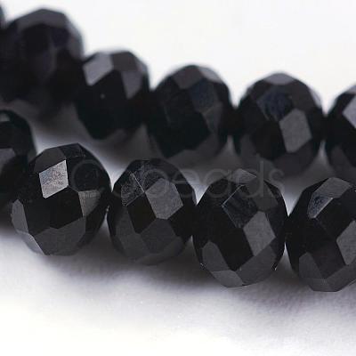 Imitation Crystal Glass Beads GLAA-D030-14-1