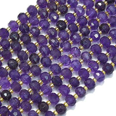 Natural Amethyst Beads Strands G-K389-E62-01-1