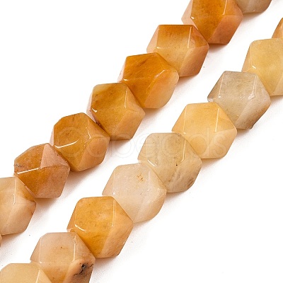 Natural Topaz Jade Beads Strands G-T138-33-1