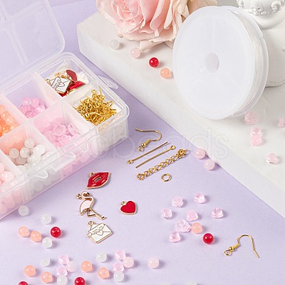 DIY Jewelry Set Making Kits for Valentine's Day DIY-LS0001-85-1