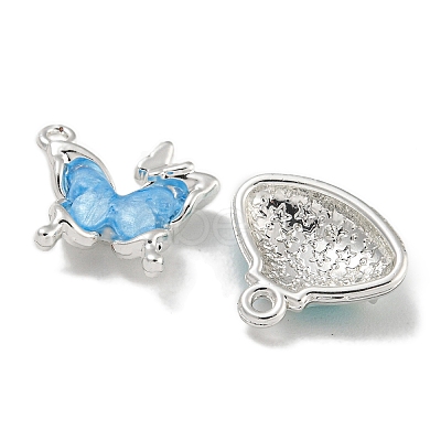 Alloy Rhinestone & Enamel Pendants PALLOY-F312-01P-1