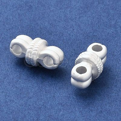 Matte Alloy Beads PALLOY-R145-08MS-1