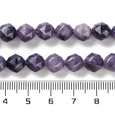 Natural Lepidolite Beads Strands G-NH0021-A07-01-1