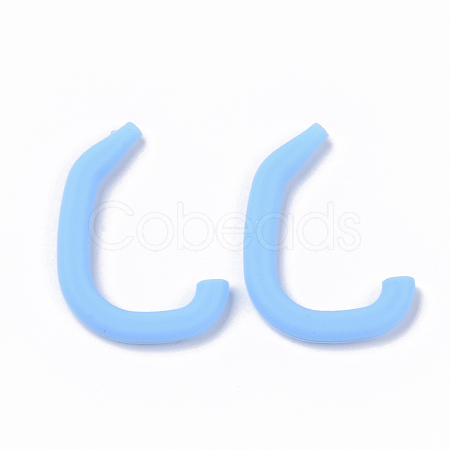 Reusable Silicone Ear Hook AJEW-S075-01B-1