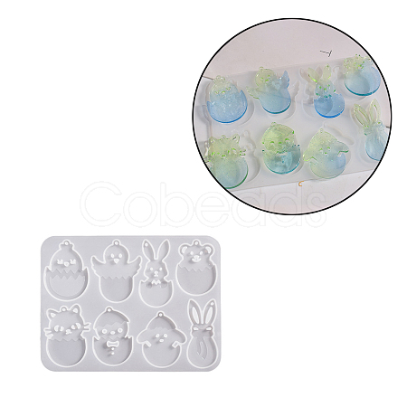 DIY Silicone Pendant Molds DIY-A054-04A-1