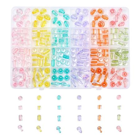 Transparent Acrylic Beads TACR-YW0001-30-1