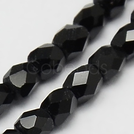 Crystal Glass Barrel Beads Strands GLAA-F009-A03-1