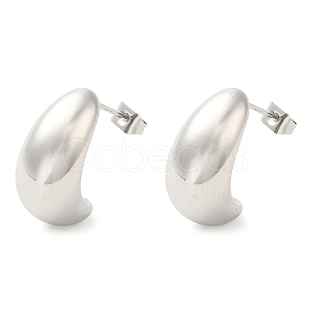 Non-Tarnish 304 Stainless Steel Studs Earrings EJEW-K277-03P-1