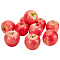 PandaHall Elite 10Pcs Foam Simulation Apple Model, Artificial Fruit, Photography Props Home Decoration, Red, 81.5x81mm