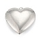 Non-Tarnish 316 Surgical Stainless Steel Locket Pendants, Heart, Photo Frame Pendants, Stainless Steel Color, 29x29x7mm, Hole: 2mm