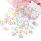 Transparent Acrylic Beads, Butterfly, Mixed Color, 13.5x15.6x5.5mm, Hole: 1.9mm, 724pcs/500g