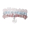 3Pcs 3 Styles Natural Aquamarine & Rose Quartz Chips Stretch Bracelets Sets, Stackbale Bracelets with 304 Stainless Steel Charms, Cancer, Inner Diameter: 2-1/8 inch(5.5cm), 1Pc/style