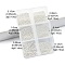 20G Stainless Steel Micro Beads, Tiny Caviar Nail Beads, Nail Art Decoration Accessories, Round, Silver, 0.6~2.5mm