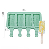 Food Grade DIY Rectangle Ice-cream Silicone Molds DIY-D062-02A-6