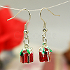Fashion Earrings for Christmas EJEW-JE00369-2