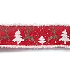 Christmas Theme Wired Linen Ribbon OCOR-G013-01B-2