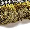 10 Skeins 12-Ply Metallic Polyester Embroidery Floss OCOR-Q057-A06-2