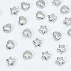 Unicraftale 24Pcs 2 Style 304 Stainless Steel Beads STAS-UN0046-46-5