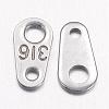 304 Stainless Steel Chain Tabs X-STAS-Q083-2