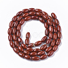 Natural Red Jasper Beads Strands G-S364-016-2